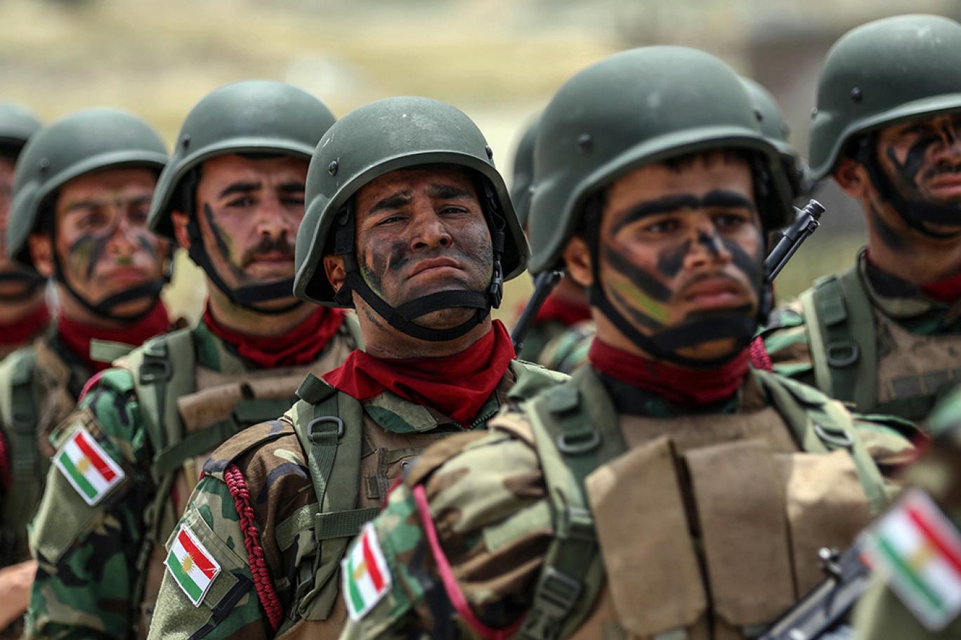 Peshmerga Ministry organizes three training camps for the infantry brigades