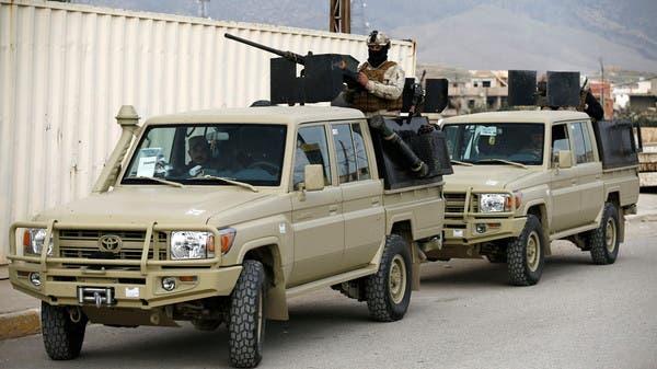 Vehicle of an armed faction bombed near the IraqiSyrian border