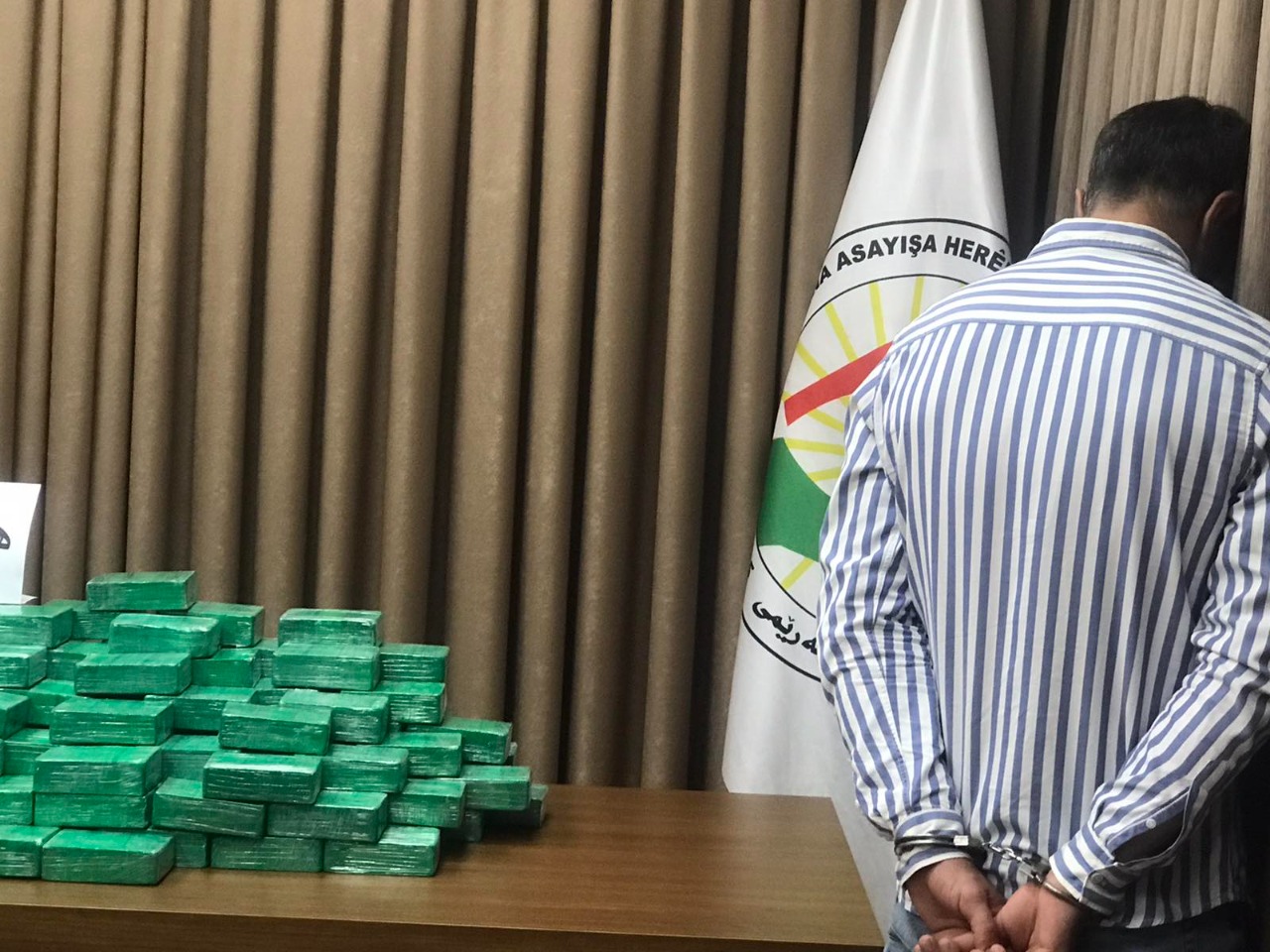 Drug dealer in possession of a huge quantity of heroin arrested in Erbil 