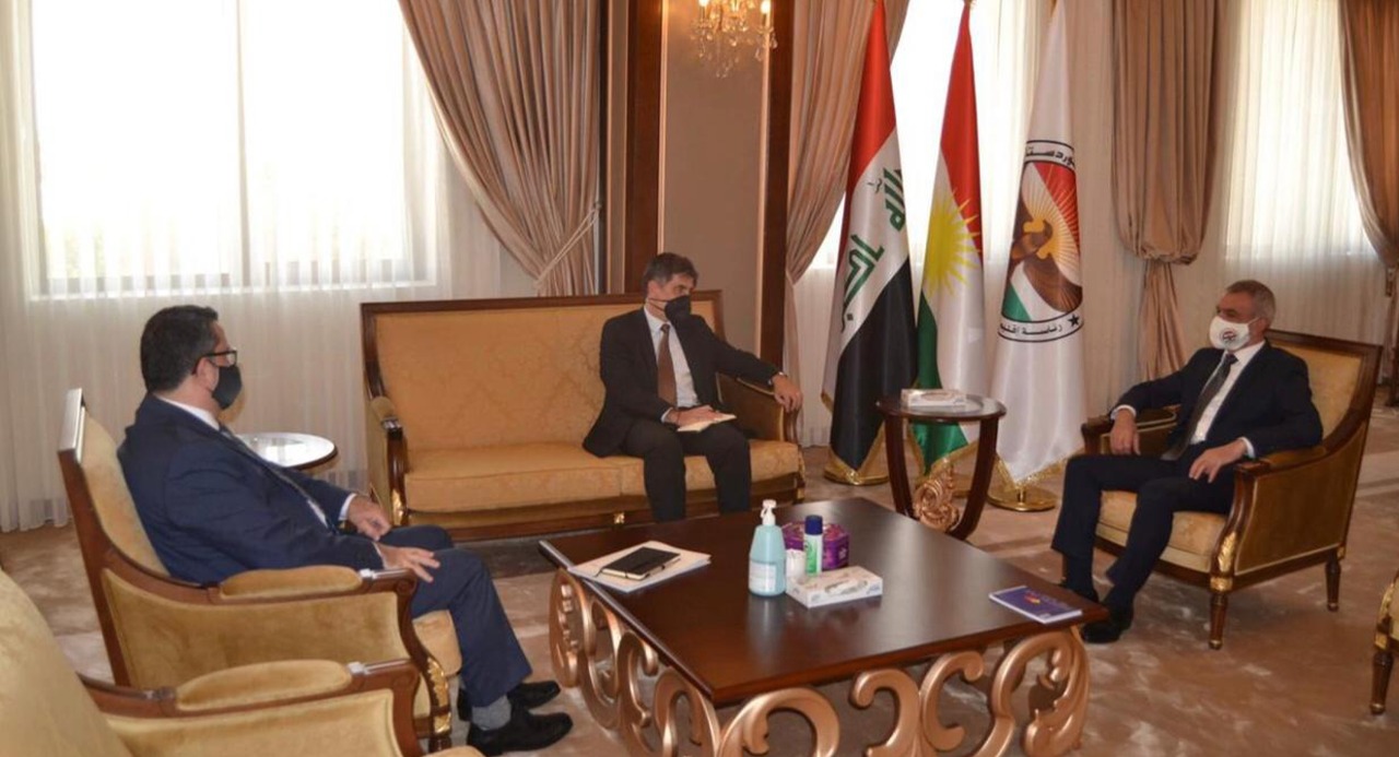 Kurdistan's Vice President hosts Germany's Consul-General in Erbil