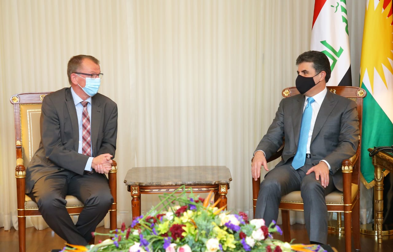 Kurdistan’s President praises the German Ambassador’s efforts in Iraq 