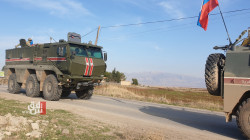 Russian police conduct a patrol in AANES
