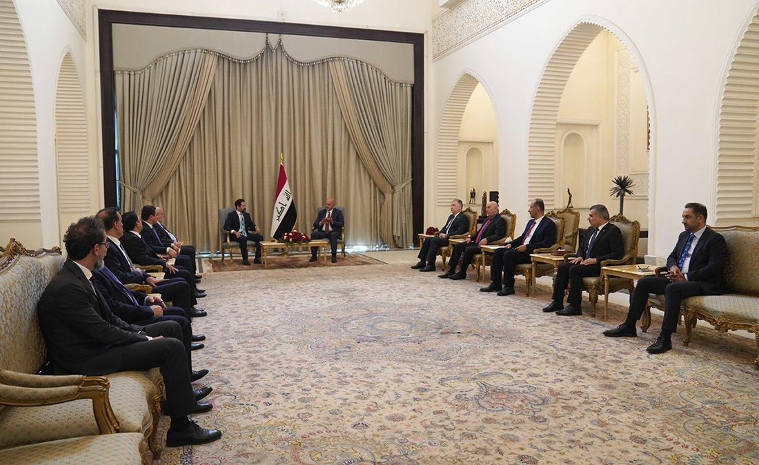 رئيس الجمهورية يؤكد على حسم المسائل المالية بين بغداد وأربيل