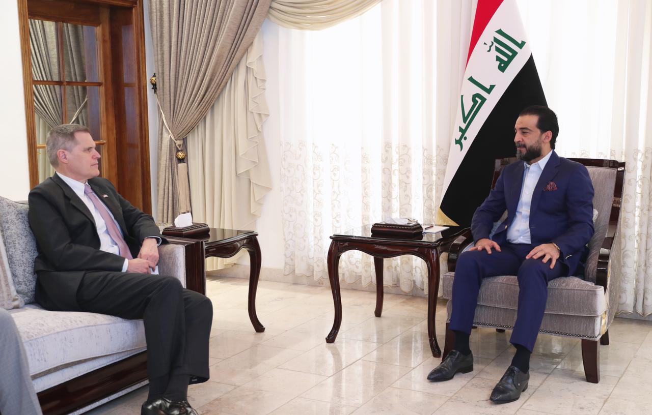 الحلبوسي والسفير الأمريكي يبحثان جملة ملفات أبرزها الانتخابات العراقية