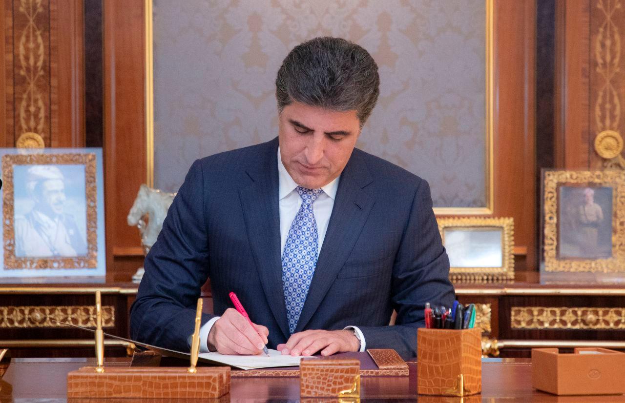 نيجيرفان بارزاني يوقع أمراً إقليمياً بتعيين رئيسة لهيئة حقوق إنسان كوردستان