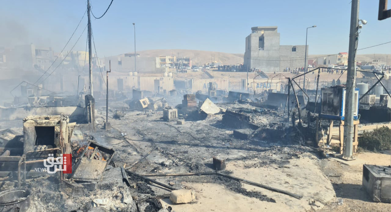 Iraqi Civil Defense teams played a major role in extinguishing the Sharya fire, official statement
