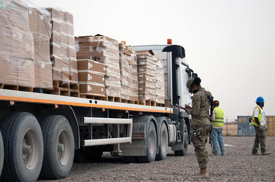 IED blast targets a convoy of the Coalition in western Iraq