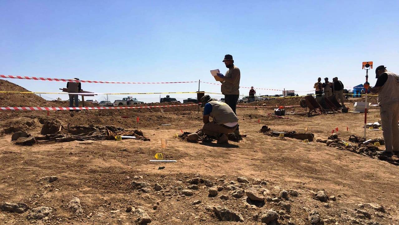 Two mass graves unearthed in Mosul