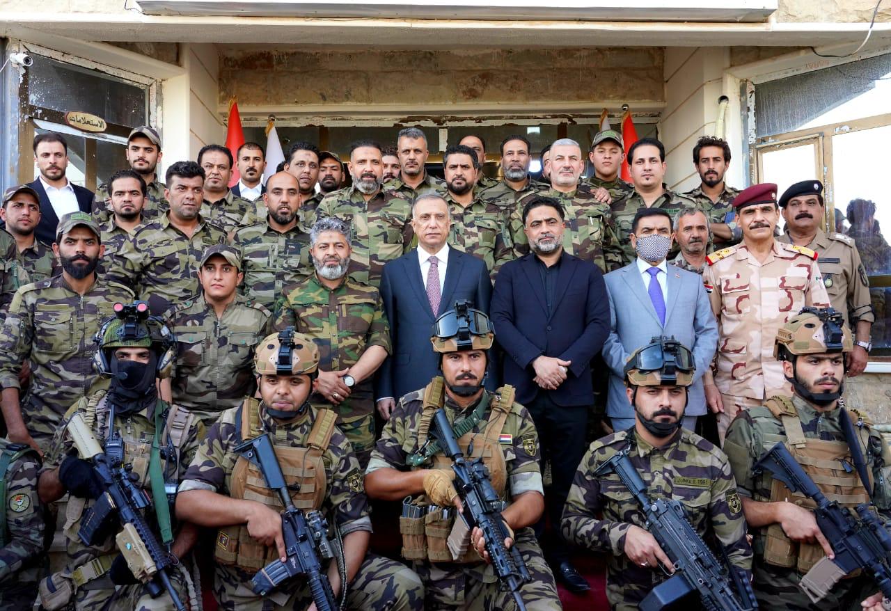 PM al-Kadhimi visits PMF headquarters in Tikrit