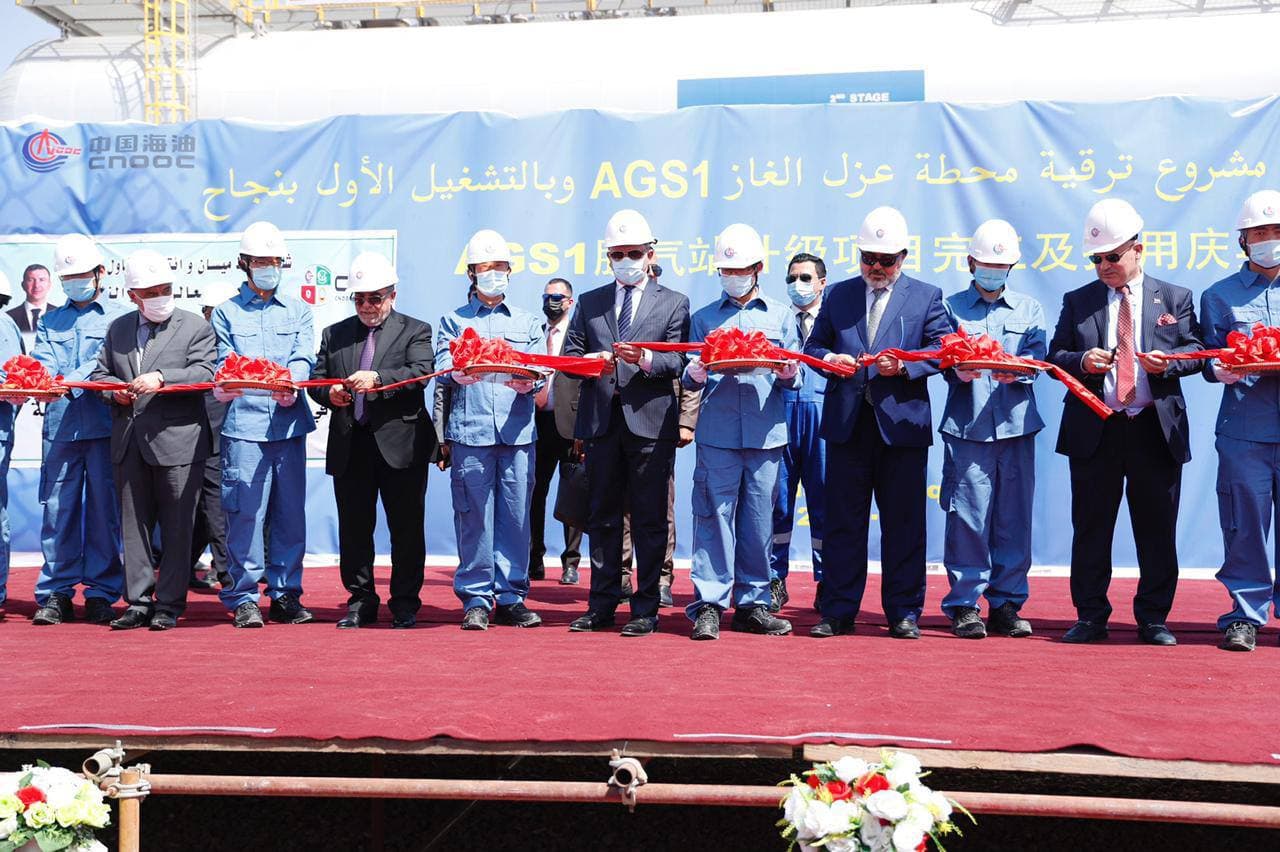 The Iraqi Minister of Oil inaugurates a new project to upgrade the gas isolation plant in Maysan