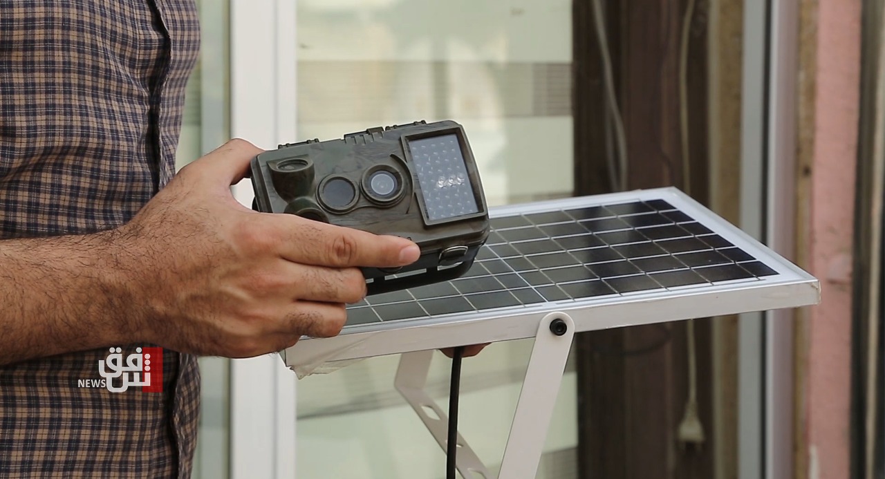 An Iraqi musician invents a solar powered surveillance camera