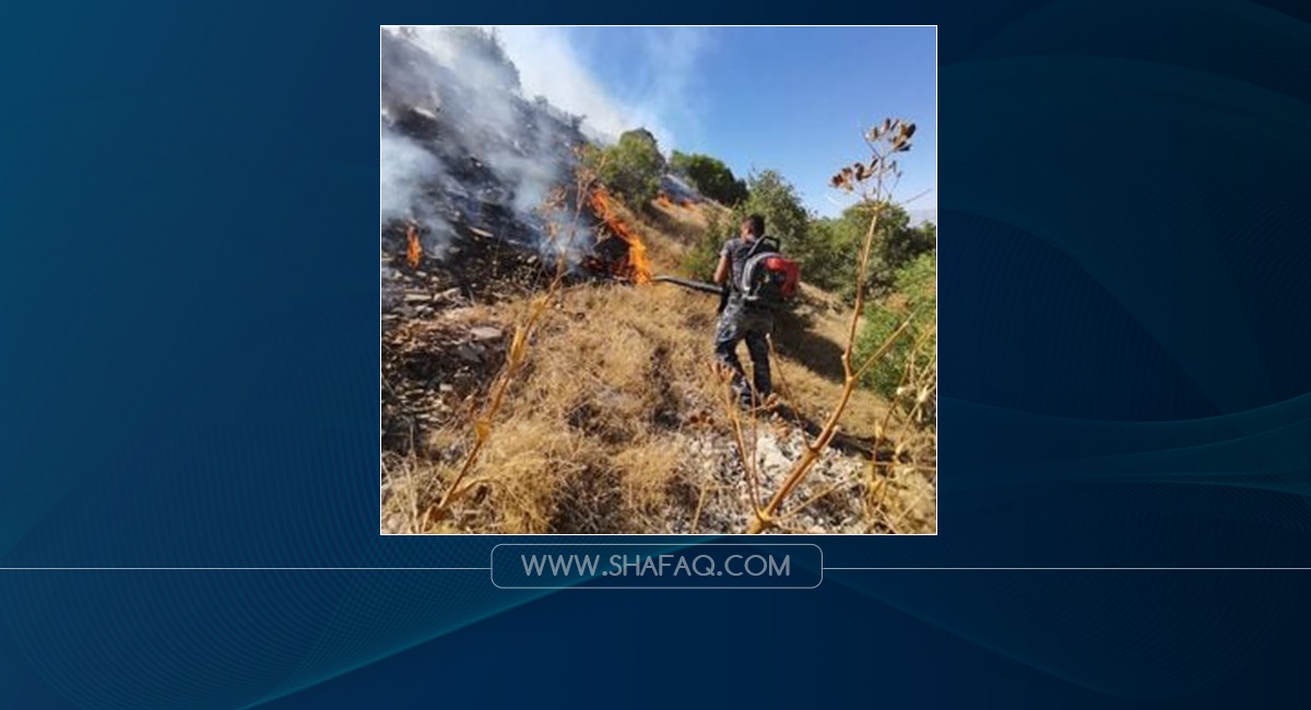 صور .. حريق "كبير" يلتهم عشرات الدوانم من الأراضي في السليمانية