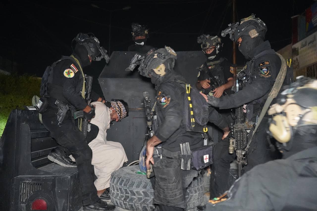 The Counter-terrorism Service arrests four terrorists in Al-Anbar and Baghdad