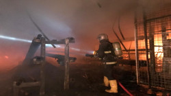 Fire breaks out in 17 shops in Baghdad