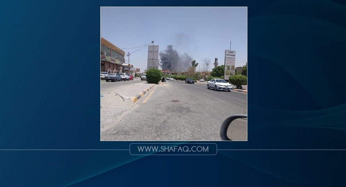 Ten Civil Defense teams extinguish a massive fire in Najaf