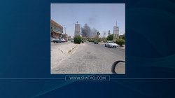 Ten Civil Defense teams extinguish a massive fire in Najaf