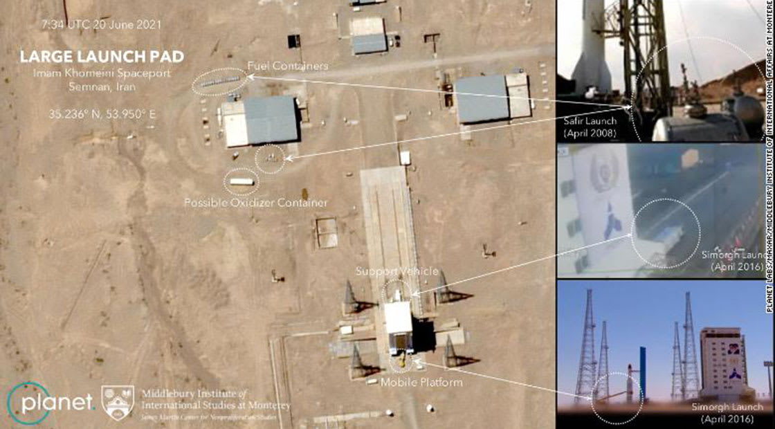 Pentagon tracked failed Iranian satellite launch 