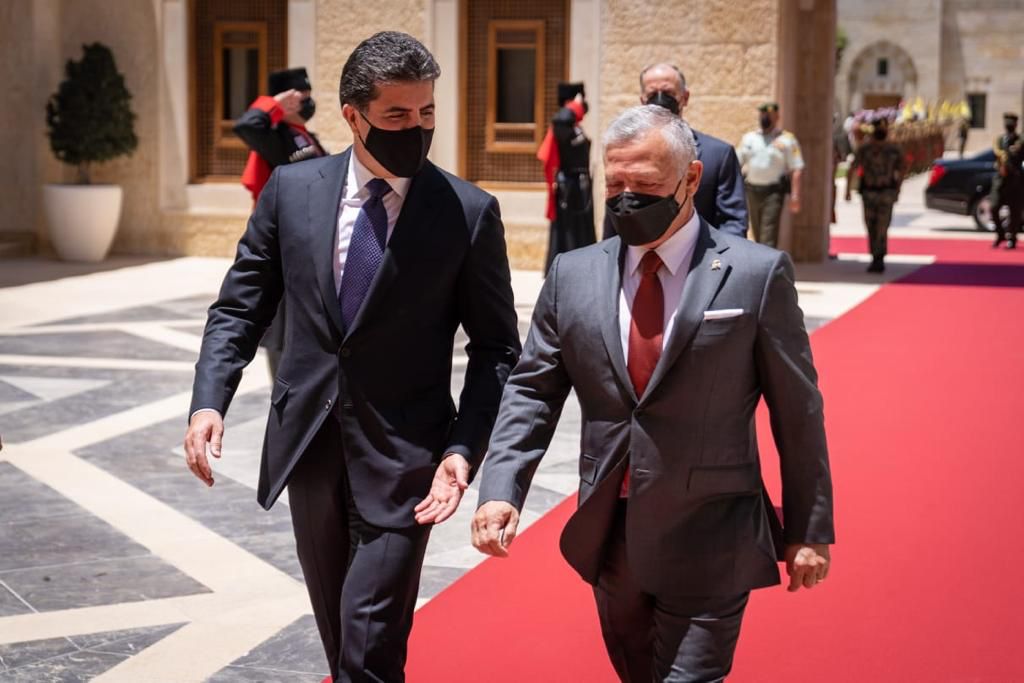 الأردن تكشف فحوى لقاء الملك عبد الله ورئيس إقليم كوردستان