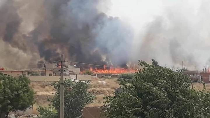 Turkish attacks cause massive fire north of Duhok