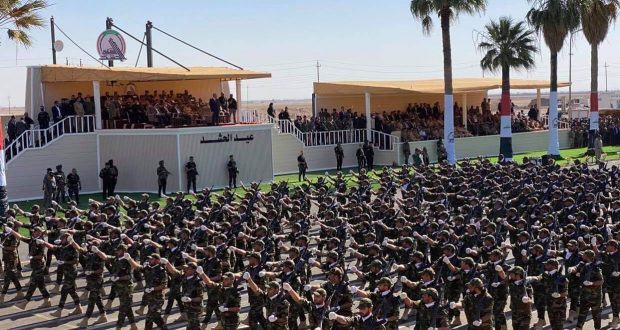 Attended by al-Kadhimi, PMF holds a military parade in Diyala 