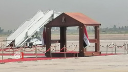 President Salih receives the Jordanian Monarch in Baghdad's International Airport 