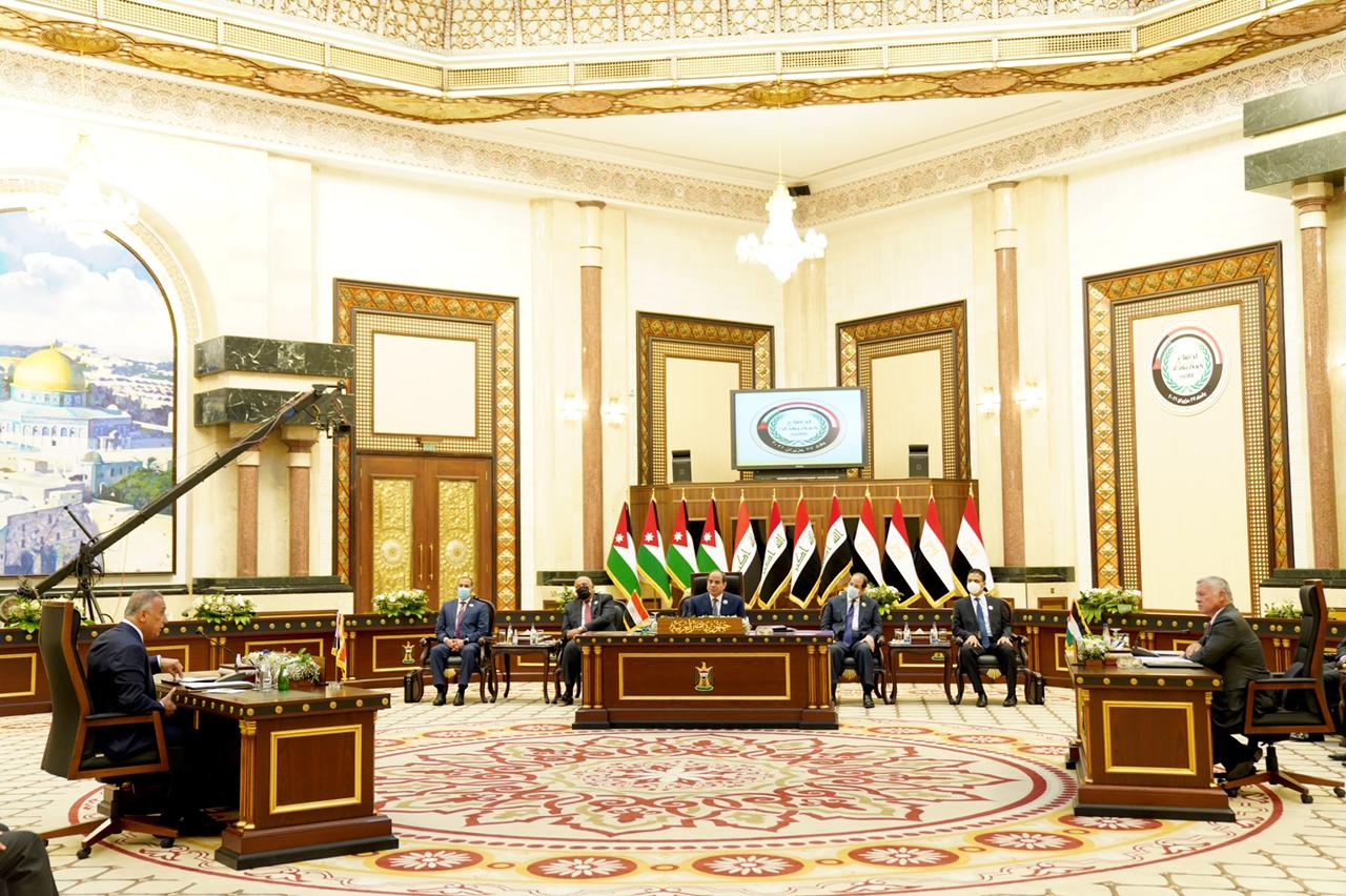 Al-Kadhimi: the trilateral summit has reached the stage of implementing agreed-upon projets 