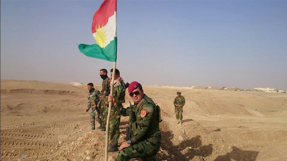 A member of the Peshmerga forces shot dead in Kirkuk today 