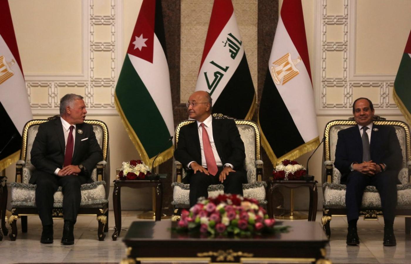 Report: Sisi's visit to Iraq highlights challenges for new Arab alliance
