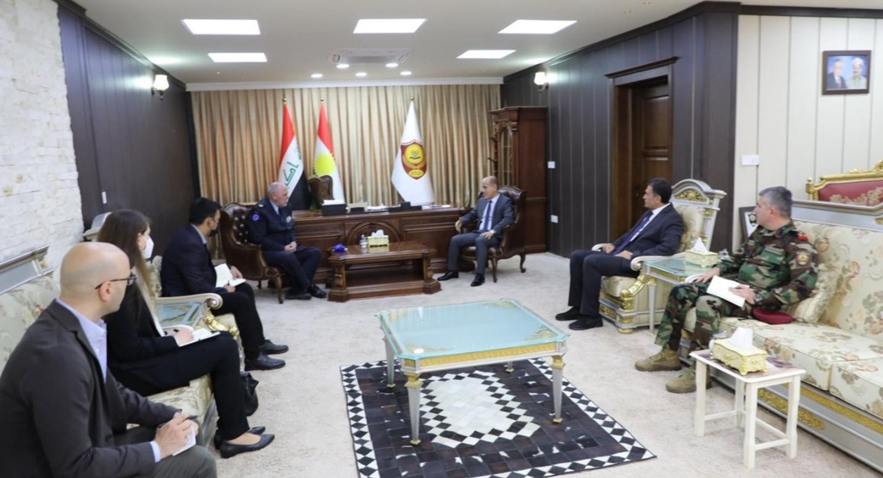 Kurdish Minister of Peshmerga discusses with EU official issues of mutual interest 
