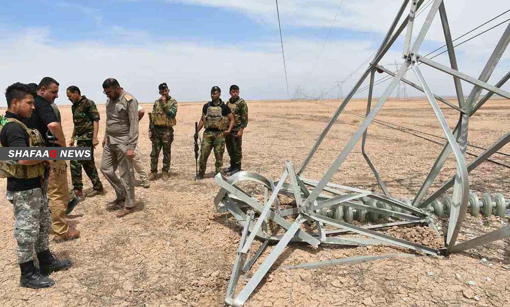 العراق يطلق عملية عسكرية لحماية أبراج الكهرباء