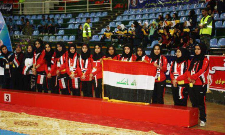 نساء العراق في بطولة العرب بالكباتي في بيروت 