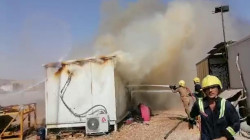اندلاع حريق قرب مستشفى في الانبار
