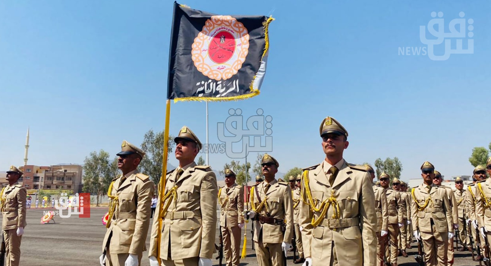 350 officers graduated from the Military College in Zakho today 