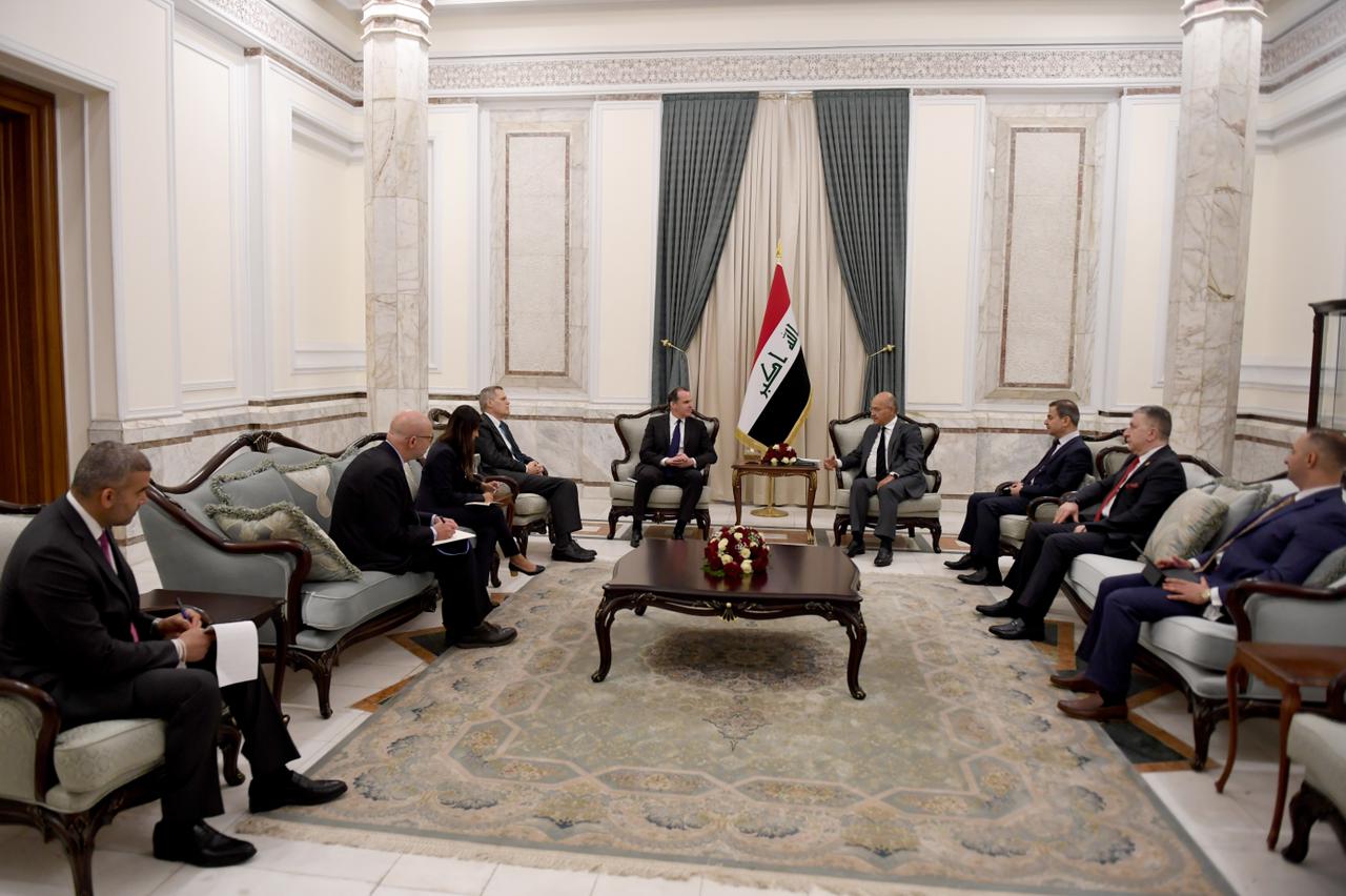 President Salih to Senior US official: Iraq's security is vital for regional stability 