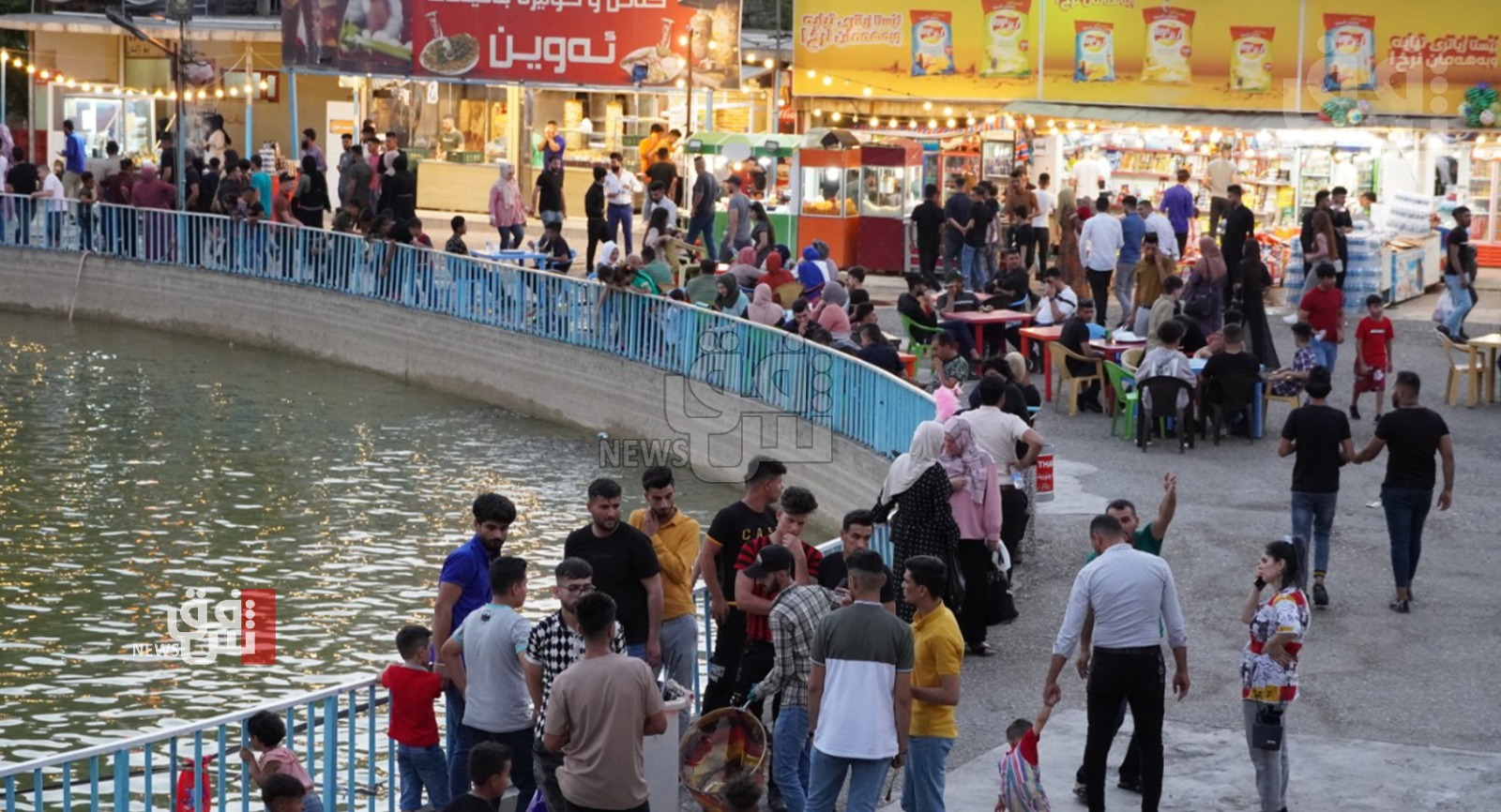 Iraqis visit the Kurdistan region to escape the hot weather 