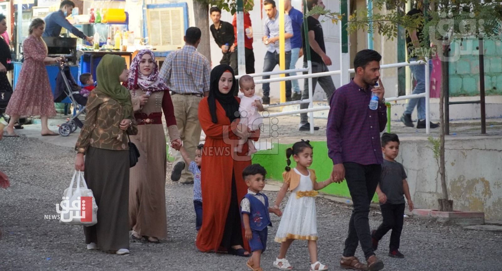 Erbil  tourists entered the governorate during Eid