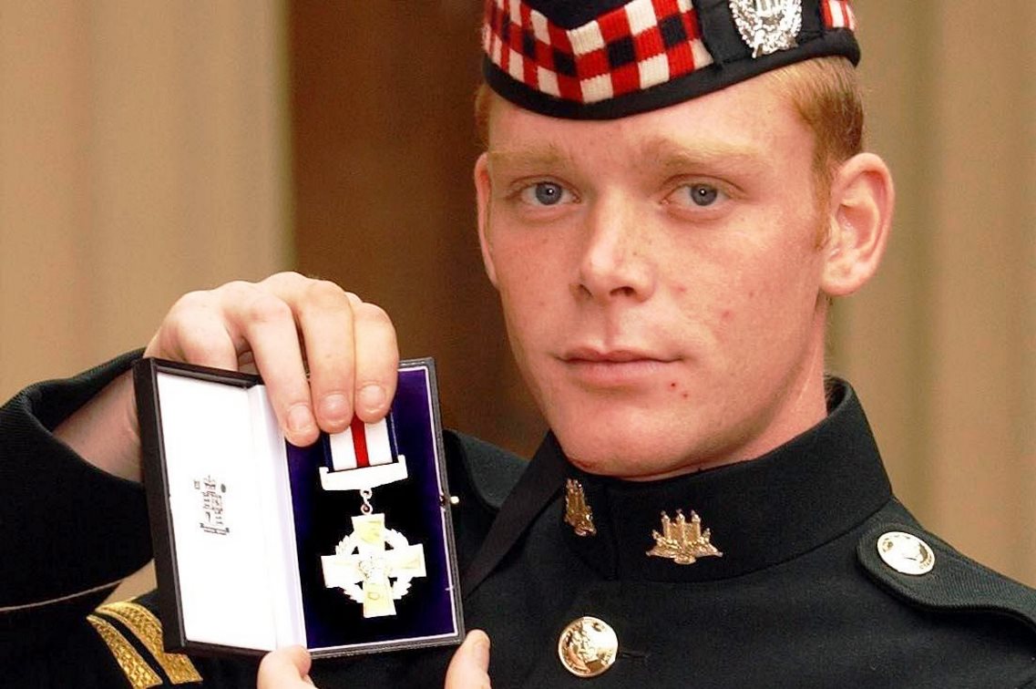 Scottish soldier sells a medal he was awarded for "bravery" in Iraq
