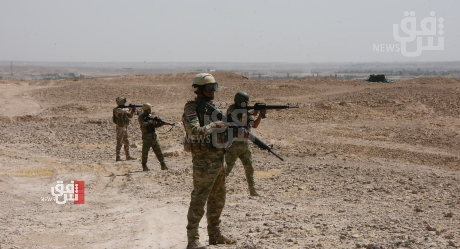 Iraqi CTS launches a security operation to pursue ISIS terrorists near the Saudi borders