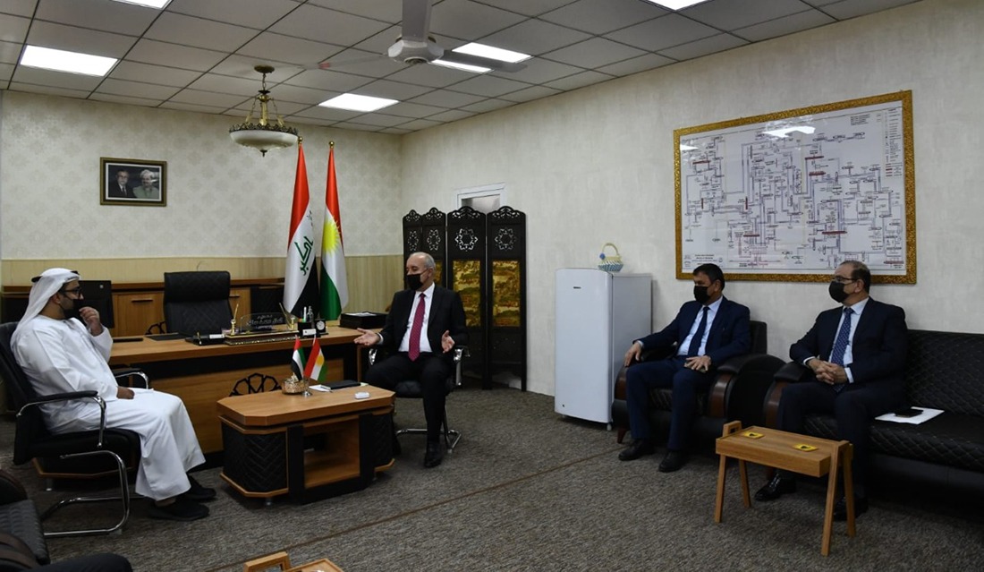 UAE expresses readiness to invest in the Kurdistan region's electricity sector