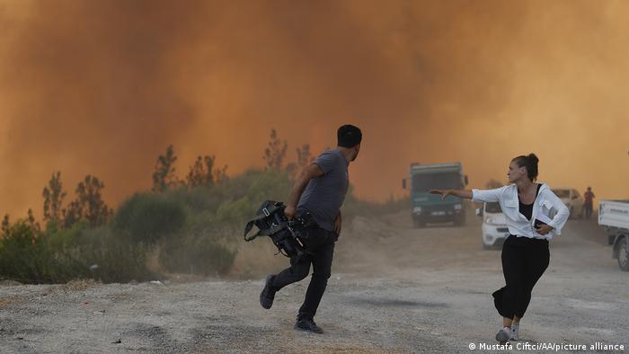 Turkey slow down before accusing PKK of setting fire in the forests