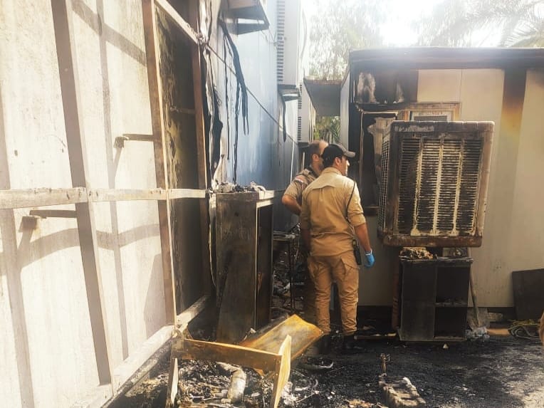 No causalities were registered in the Baghdad fire
