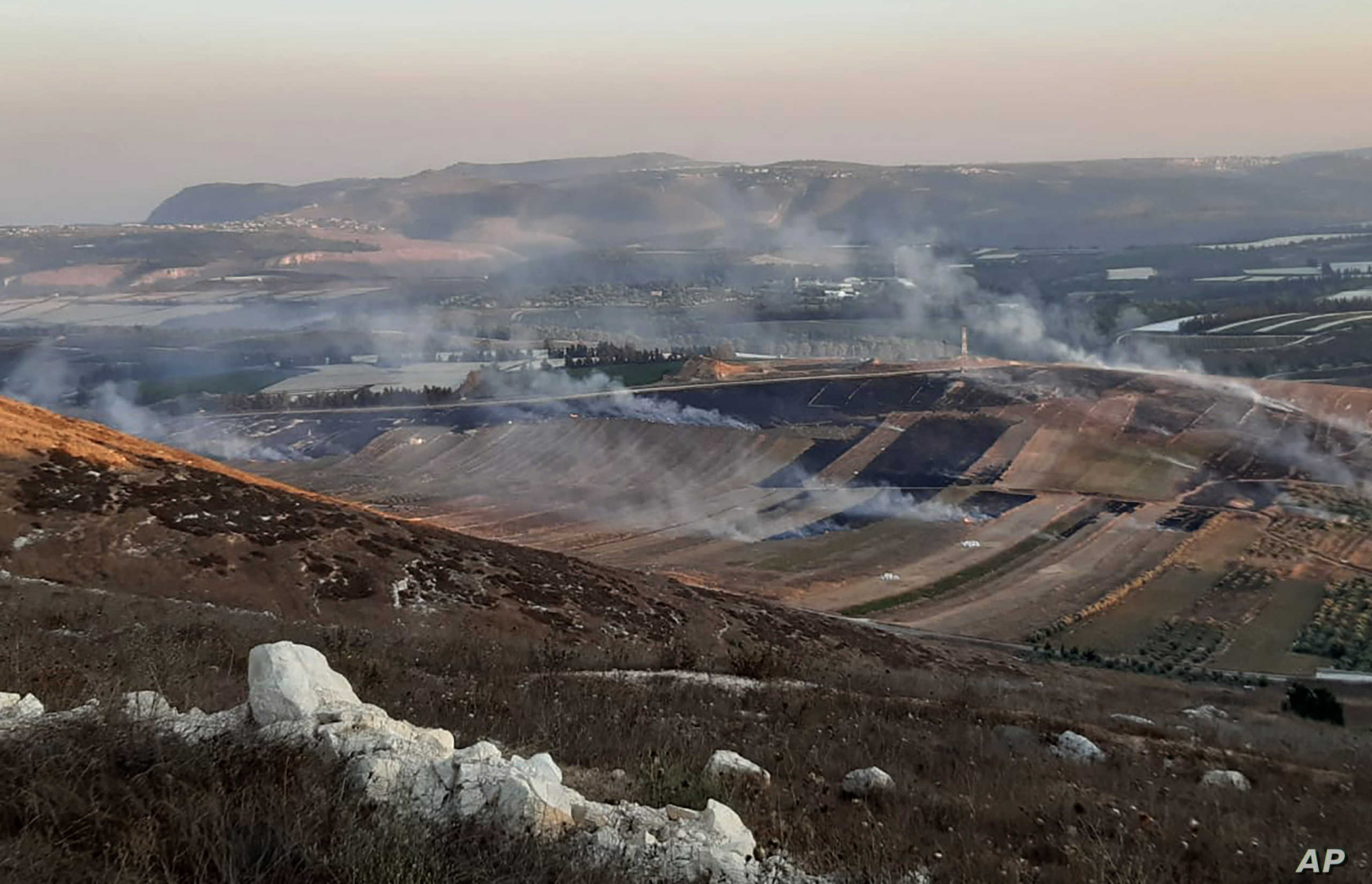 Israel shells Lebanon in response to a rocket attack