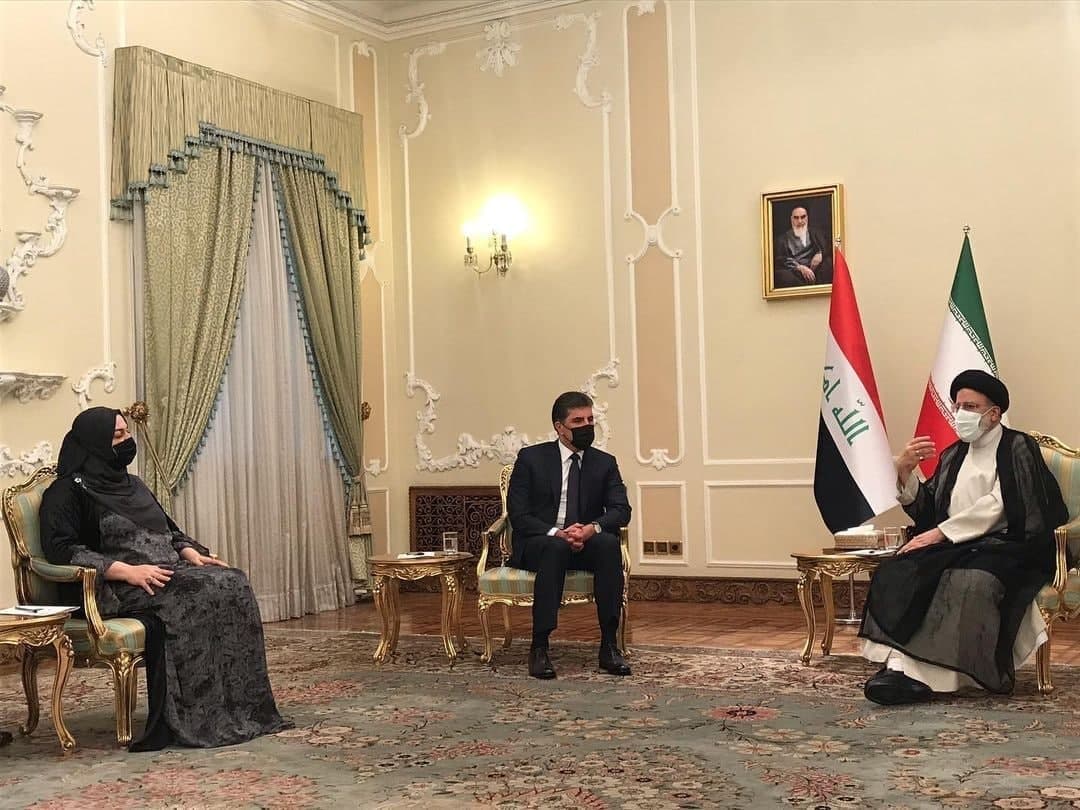 President Barzani meets with the new Iranian President