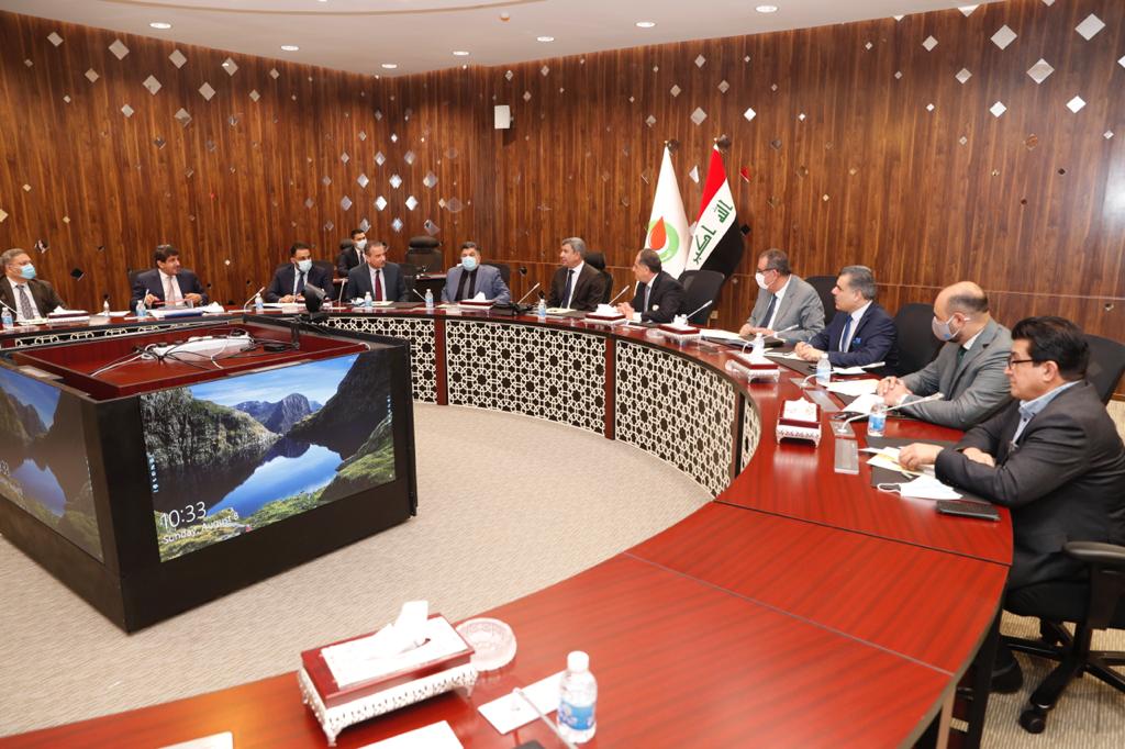 Iraqi Minister of Oil receives Kurdistan's Minister of Oil resources 