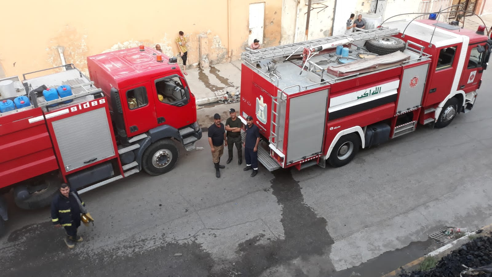 Fire broke out in a hospital in Nineveh