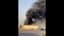 Two huge explosions in a fuel tank in Erbil 