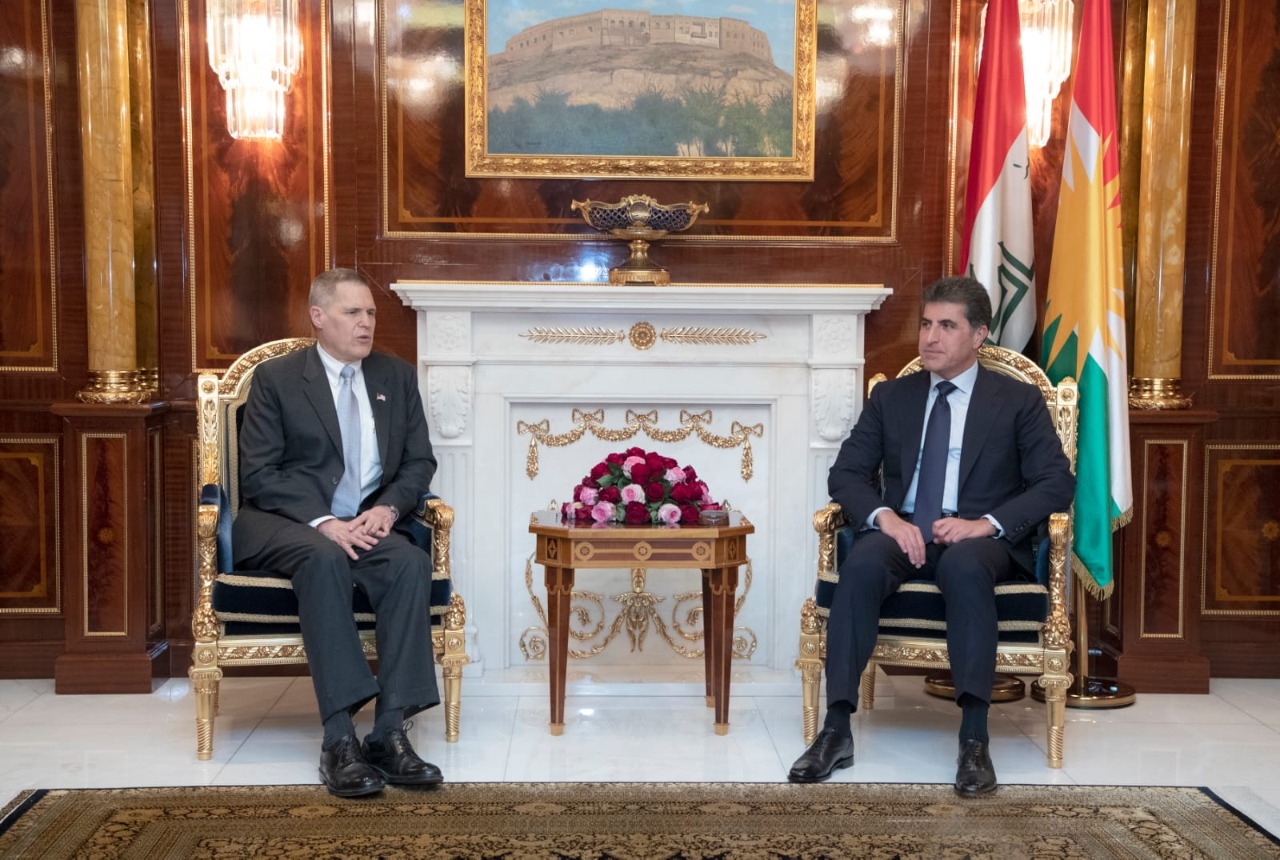 Kurdistan Region President meets with US Ambassador