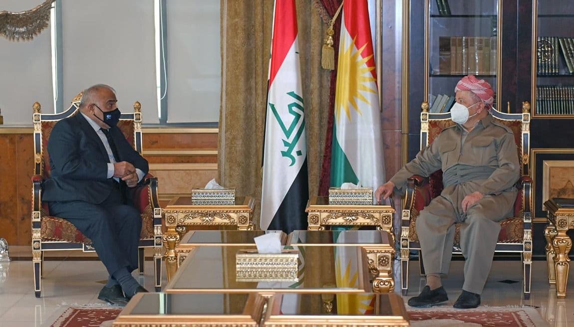 بارزاني وعبد المهدي يبحثان تحديات العملية السياسية العراقية والتطورات الاقليمية