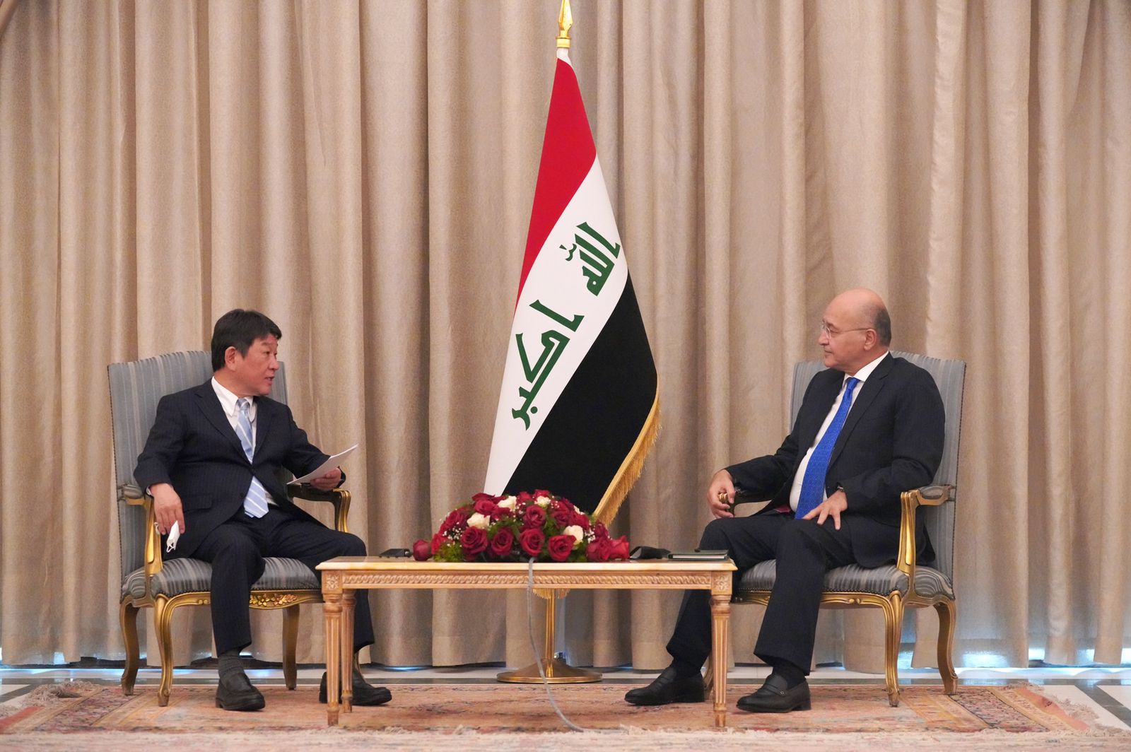 صالح يؤكد على نقل تكنولوجيا اليابان إلى العراق