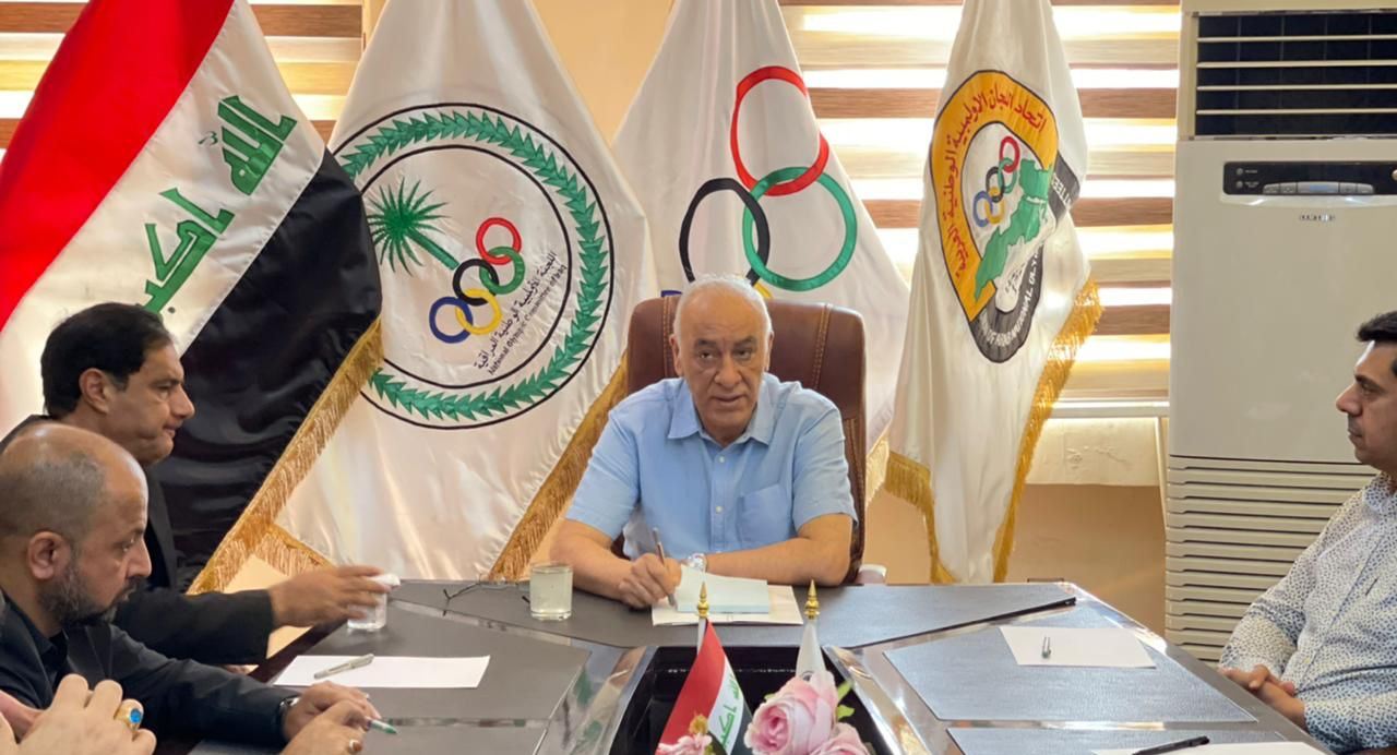 الأولمبية العراقية تبحث تحضيرات آسياد هانزو